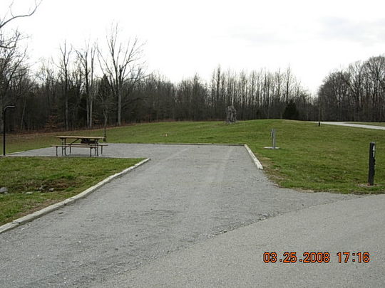 Site 041 at TAYLORSVILLE LAKE STATE PARK